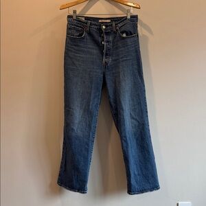 Levi's Rib Straight Ankle Jeans